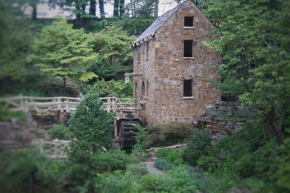 Old Mill in Little Rock Arkansas _ Water Wheel