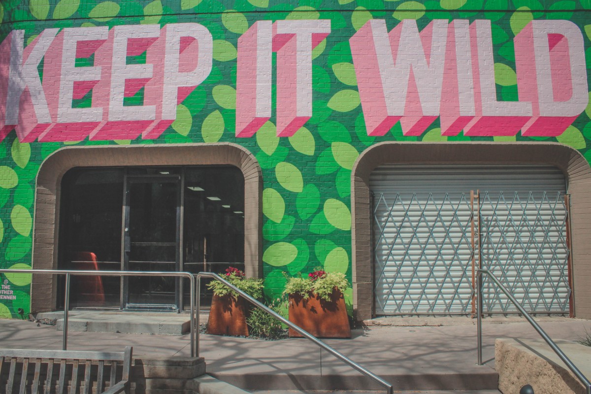 Keep It Wild watermelon mural
