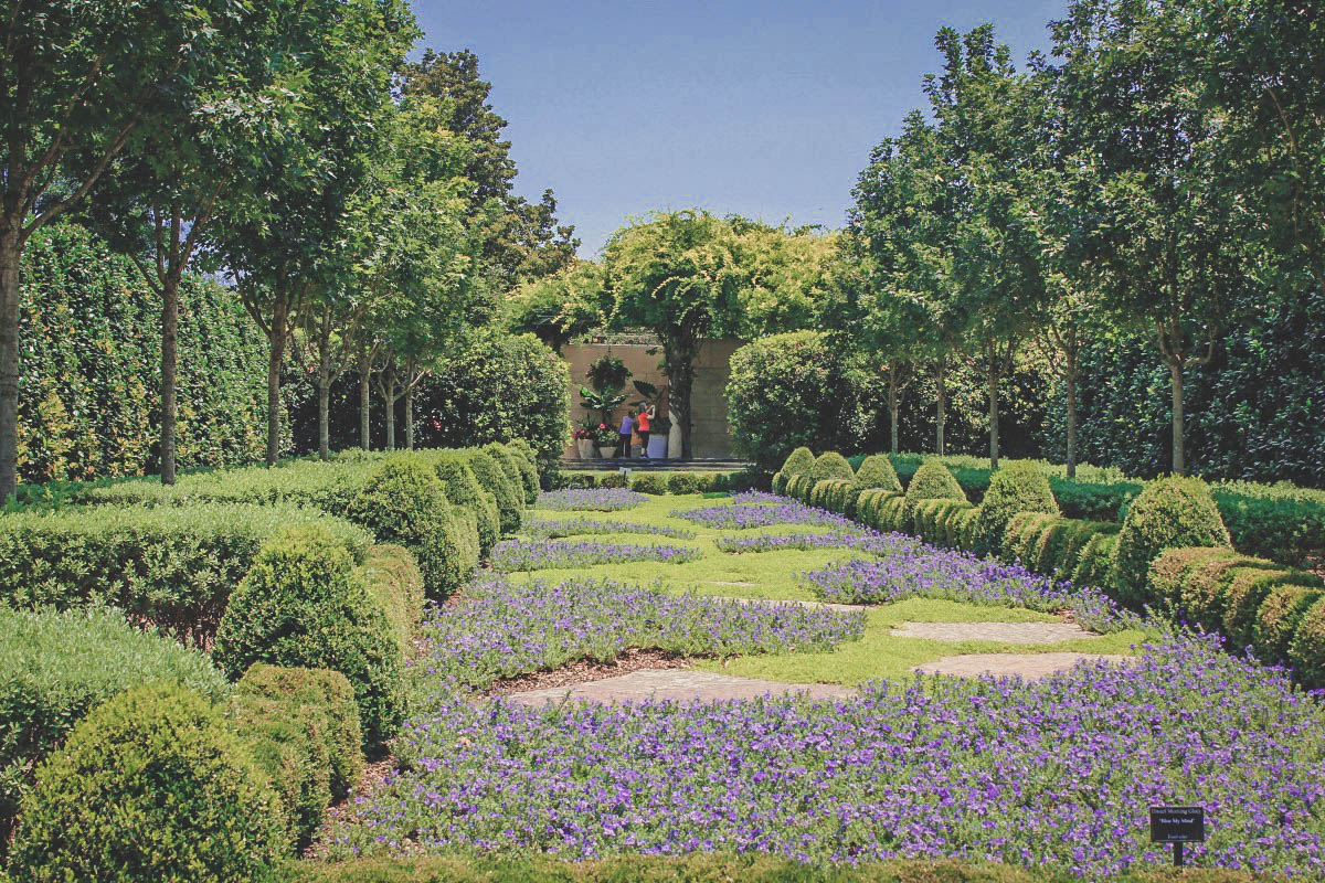 One Day In Dallas itinerary cover photo of sweeping gardens