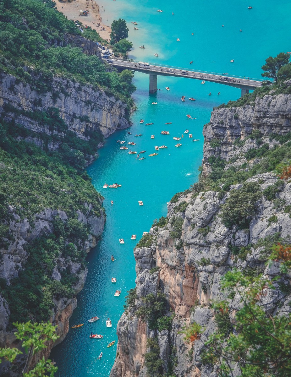 Gorges Du Verdon France view from up above