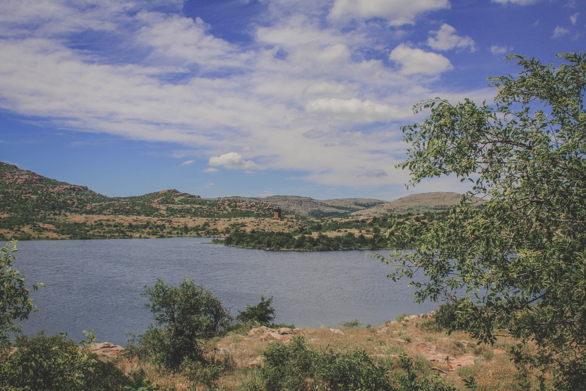 Lake With Holy City Of Wichitas View