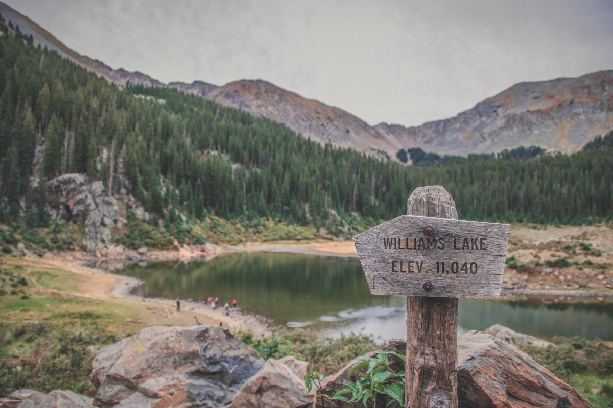 Day Trips From Albuquerque: Williams Lake Taos Ski Valley Top Of Trail Sign