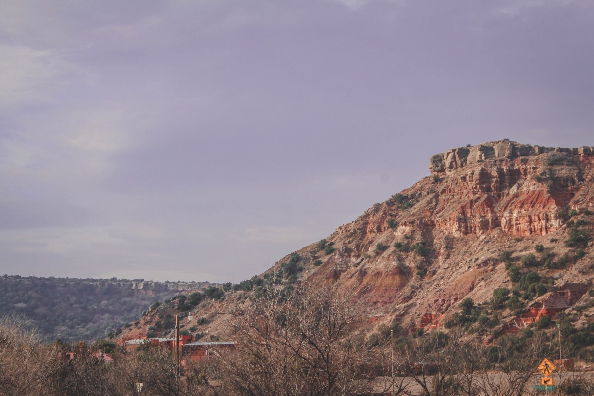 lookout point in Palo Duro Canyon