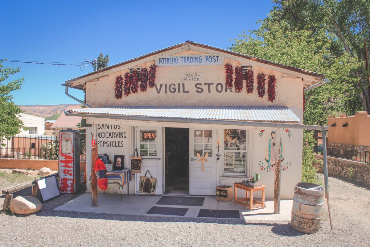 potrero trading post vigil store in Chimayo, New Mexico