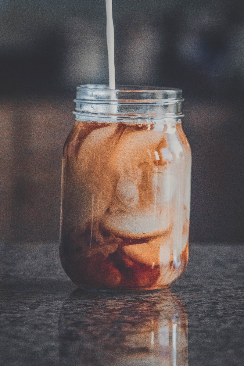 Coffee Shops In Waco - drink served in a mason jar