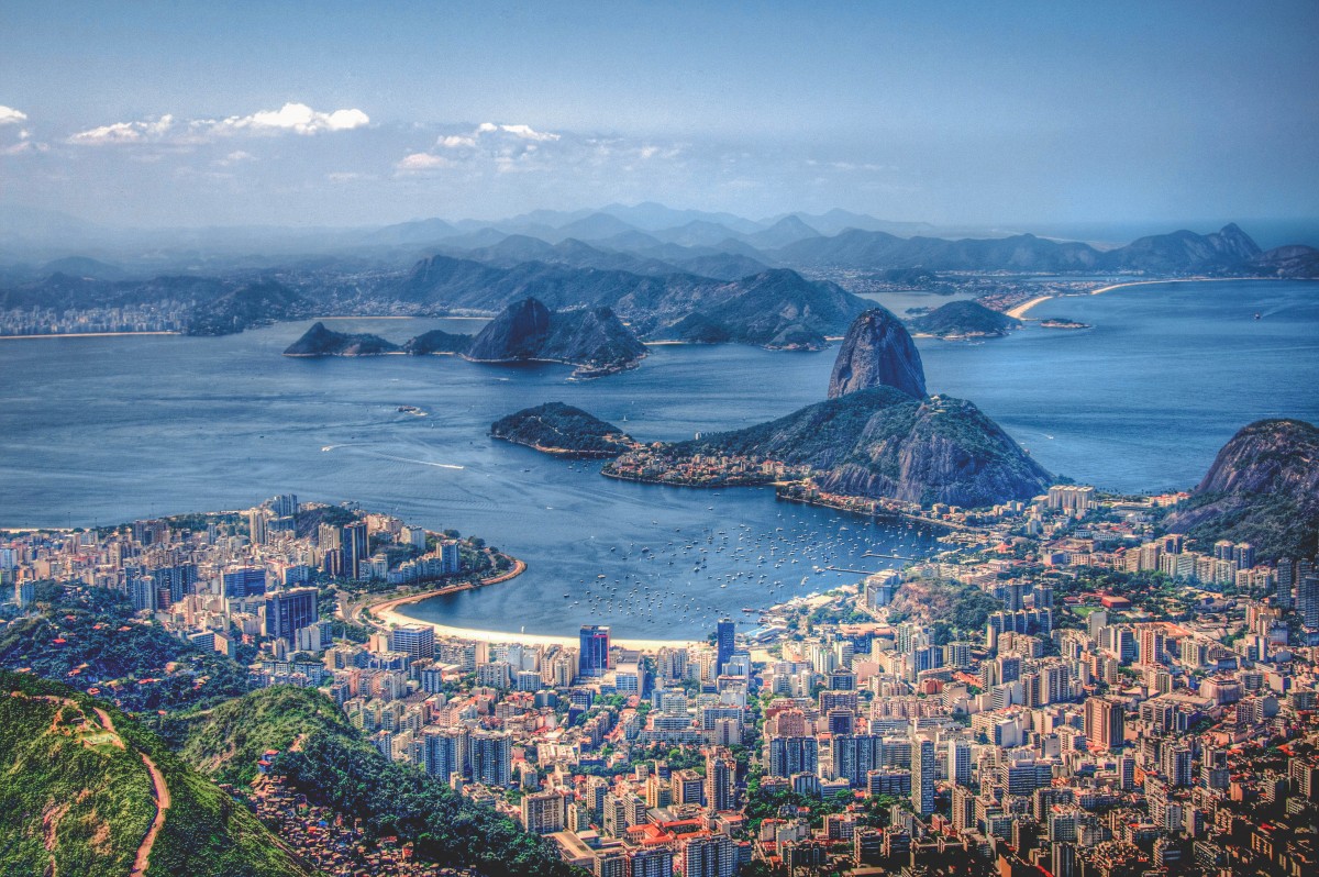 Party cities - Rio De Janeiro, Brazil coast and city