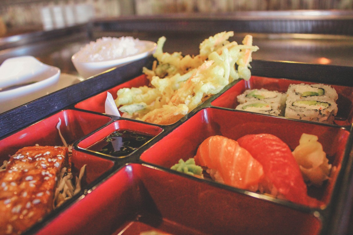 best lunch restaurants in Allen, Texas - former restaurant Inaka Teppanyaki, a bento box from a Japanese restaurant