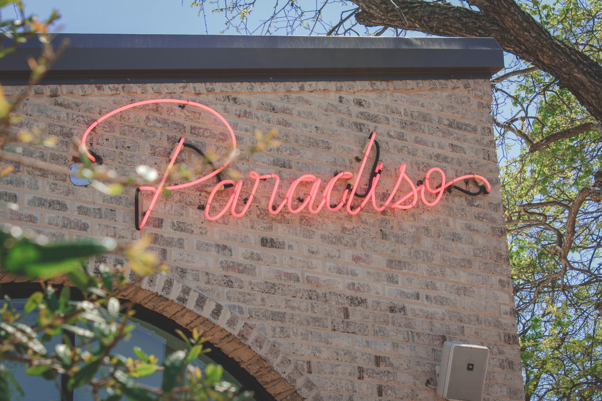 entrance to Paradiso, one of the most Instagrammable restaurants in Bishop Arts District
