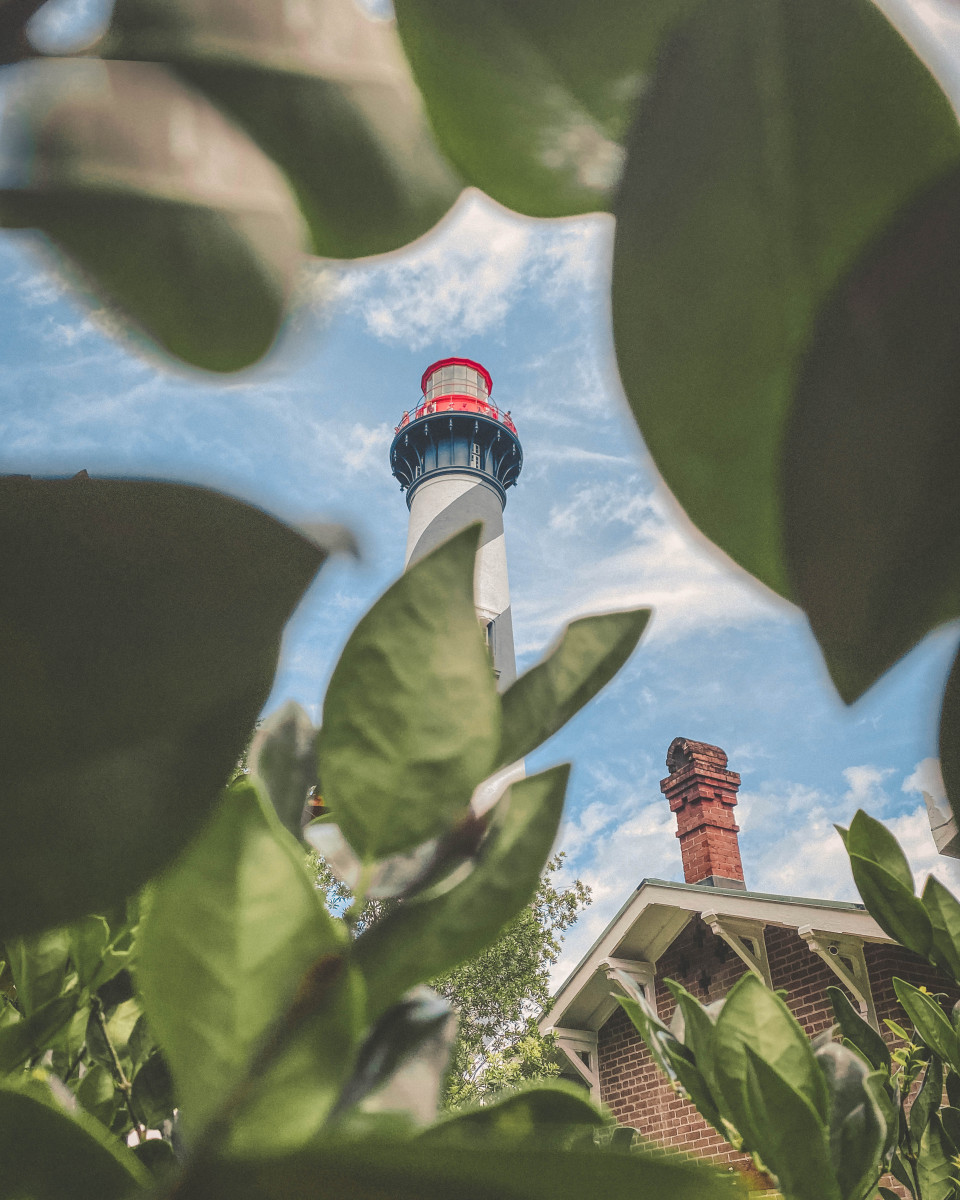 things to do in St. Augustine: climb the lighthouse steps at St. Augustine Lighthouse & Maritime Museum