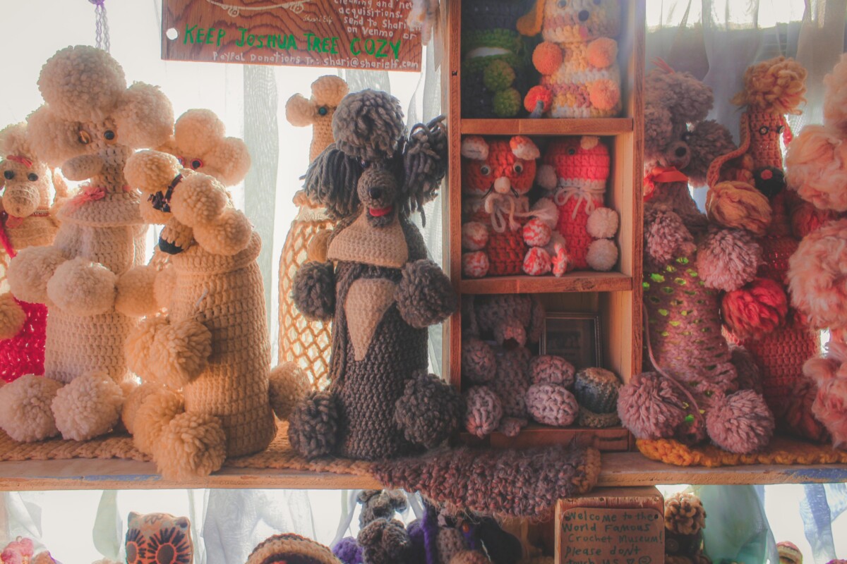 crochet creations at World Famous Crochet Museum