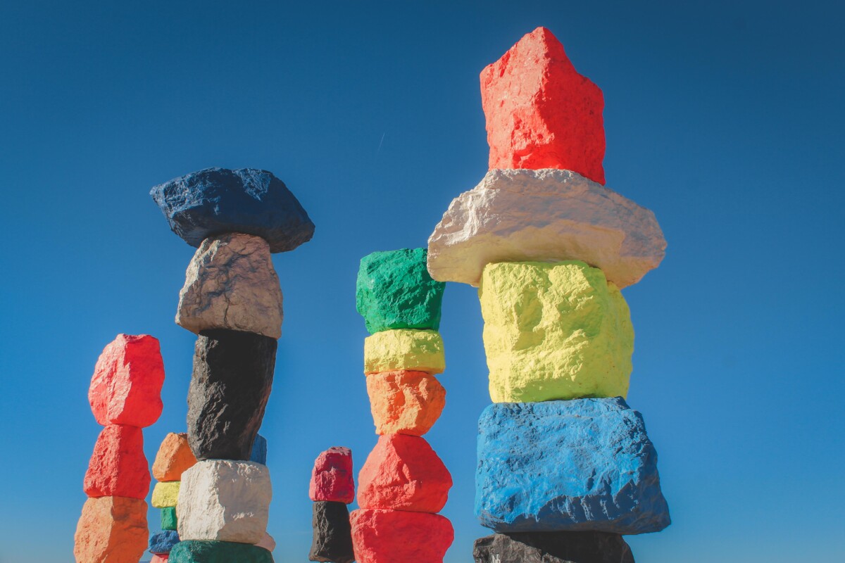 Seven Magic Mountains: How To Visit The Colorful Painted Rocks Near Vegas