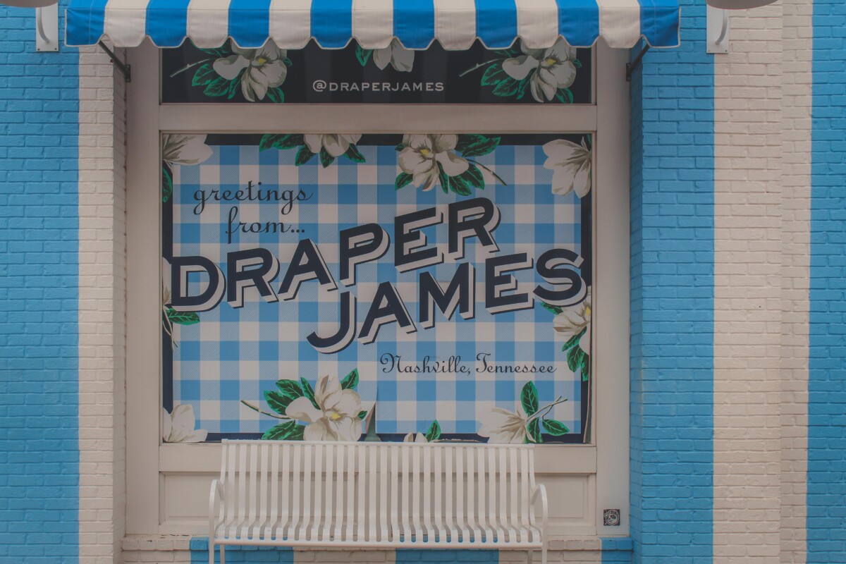 Draper James flagship store in Nashville