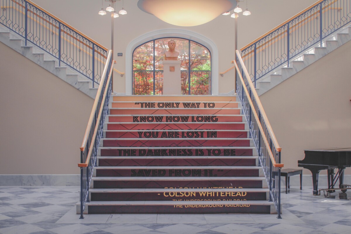 Colson Whitehead quote in Nashville Public Library