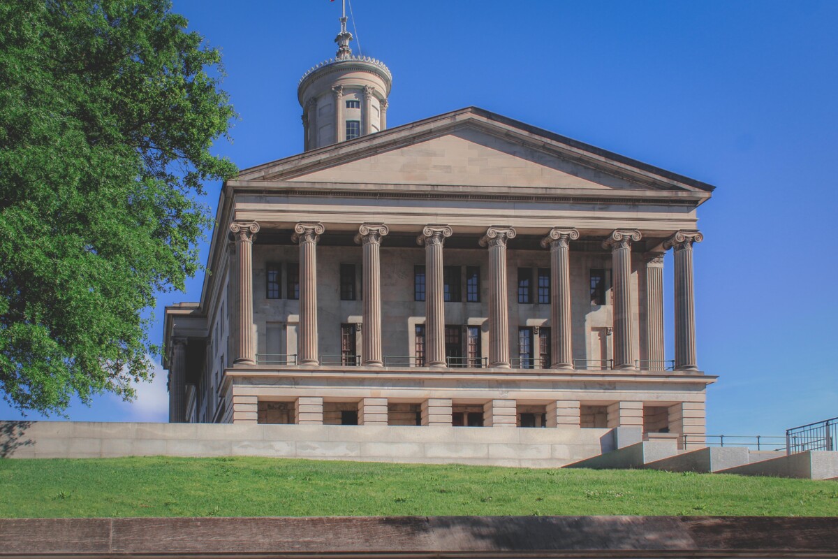 Tennessee State Capitol Building in Nashville, Tennessee