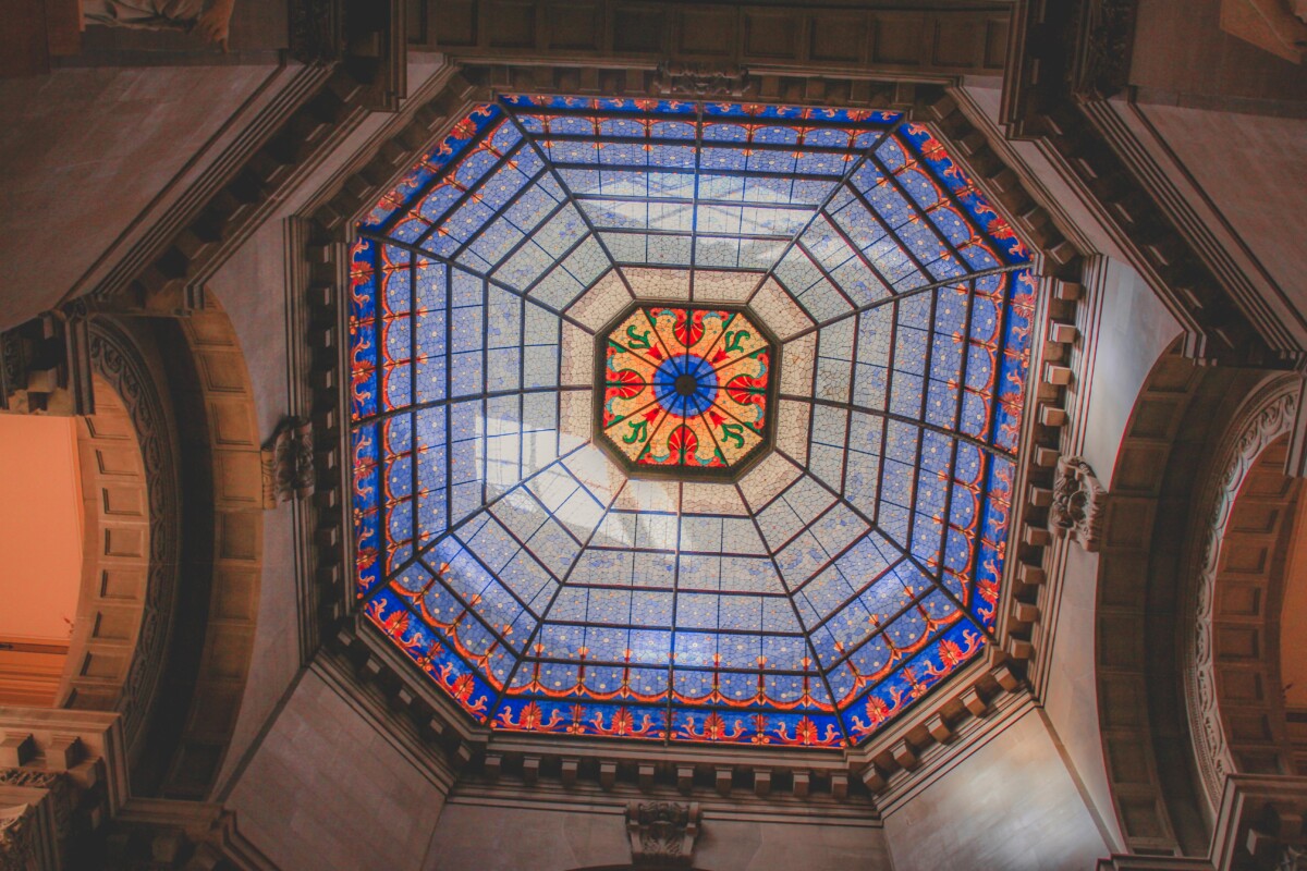 Indiana State Capitol rotunda mosaic