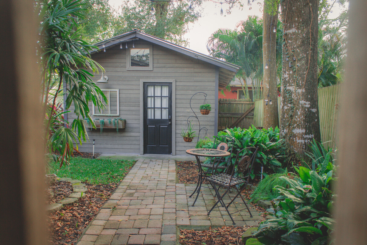 cottagecore house with private garden in Orlando, Florida