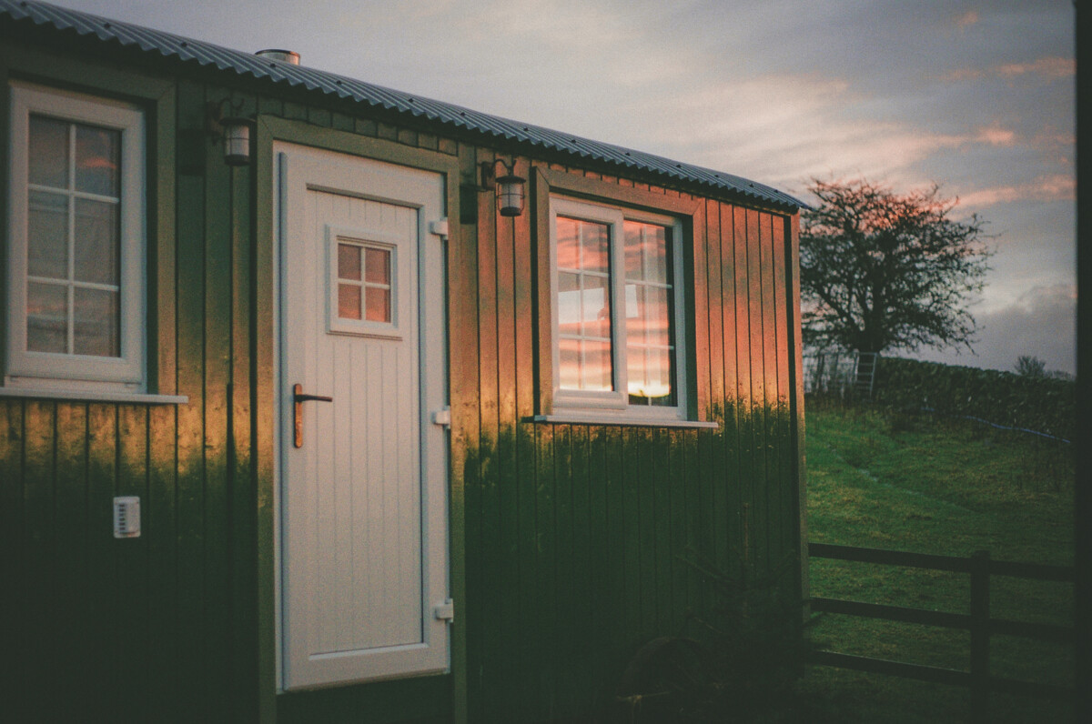 shepherd's hut in Scotland