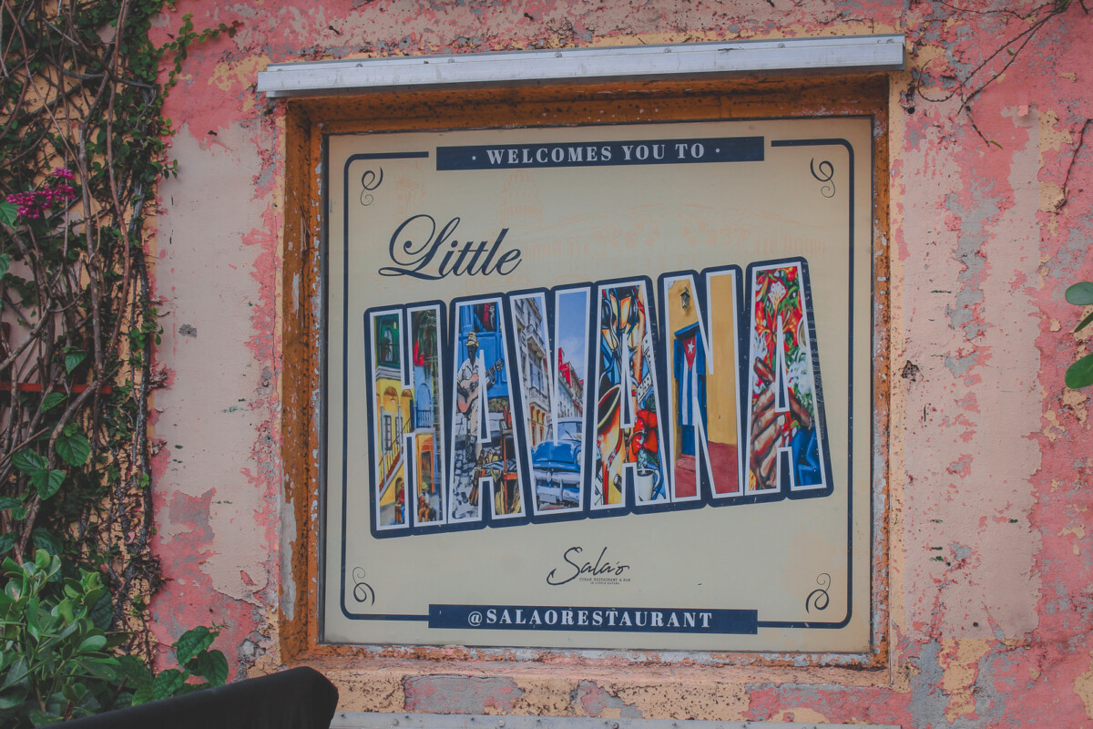 Little Havana welcome sign
