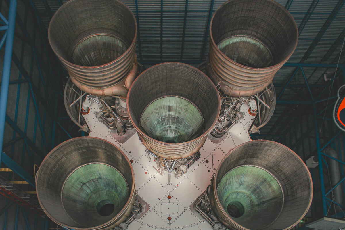 Saturn V Rocket at Apollo/Saturn V Center in Kennedy Space Center