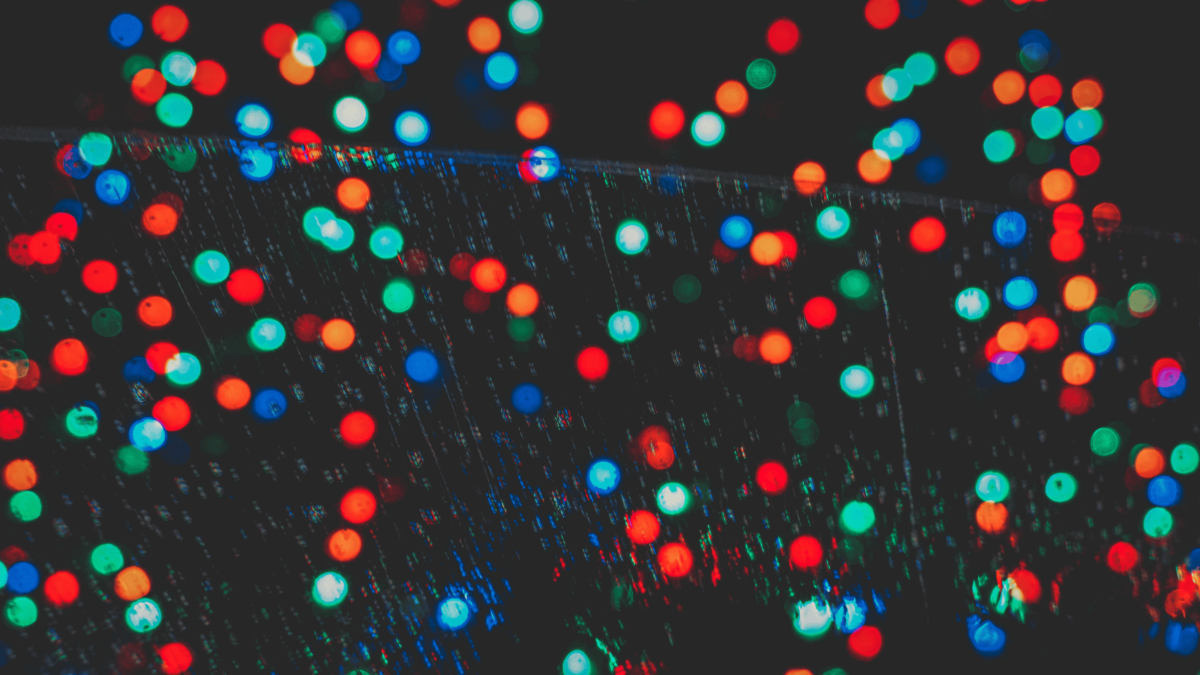 Drive through Christmas lights display, to represent Fantasy Of Lights in Bay Area