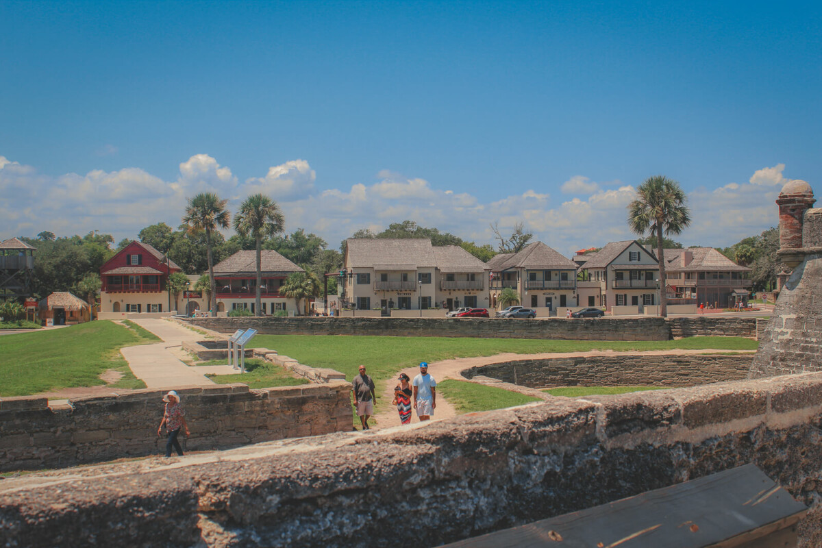 photo of an old coastal town in Florida, one of the most popular states to visit in the US