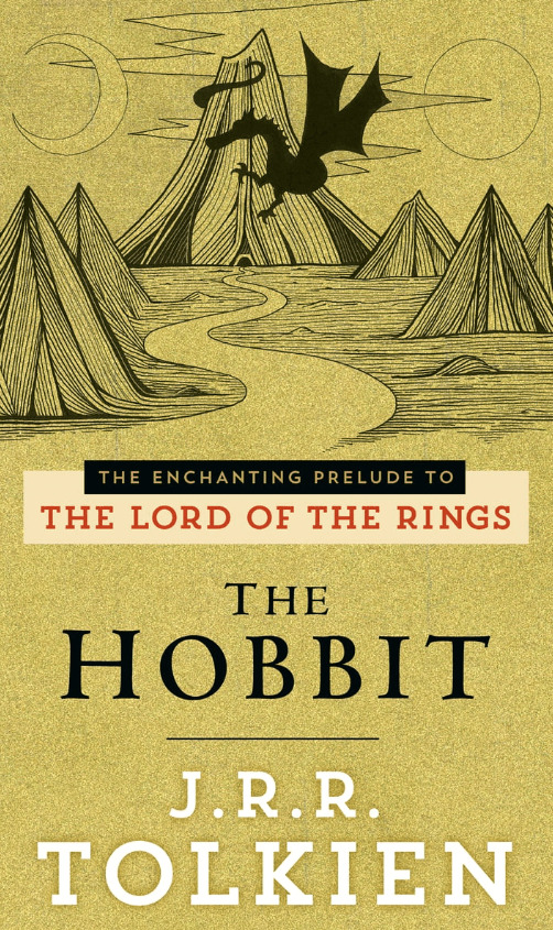 cover of mass market edition of The Hobbit, one of the coziest fantasy cottagecore books
