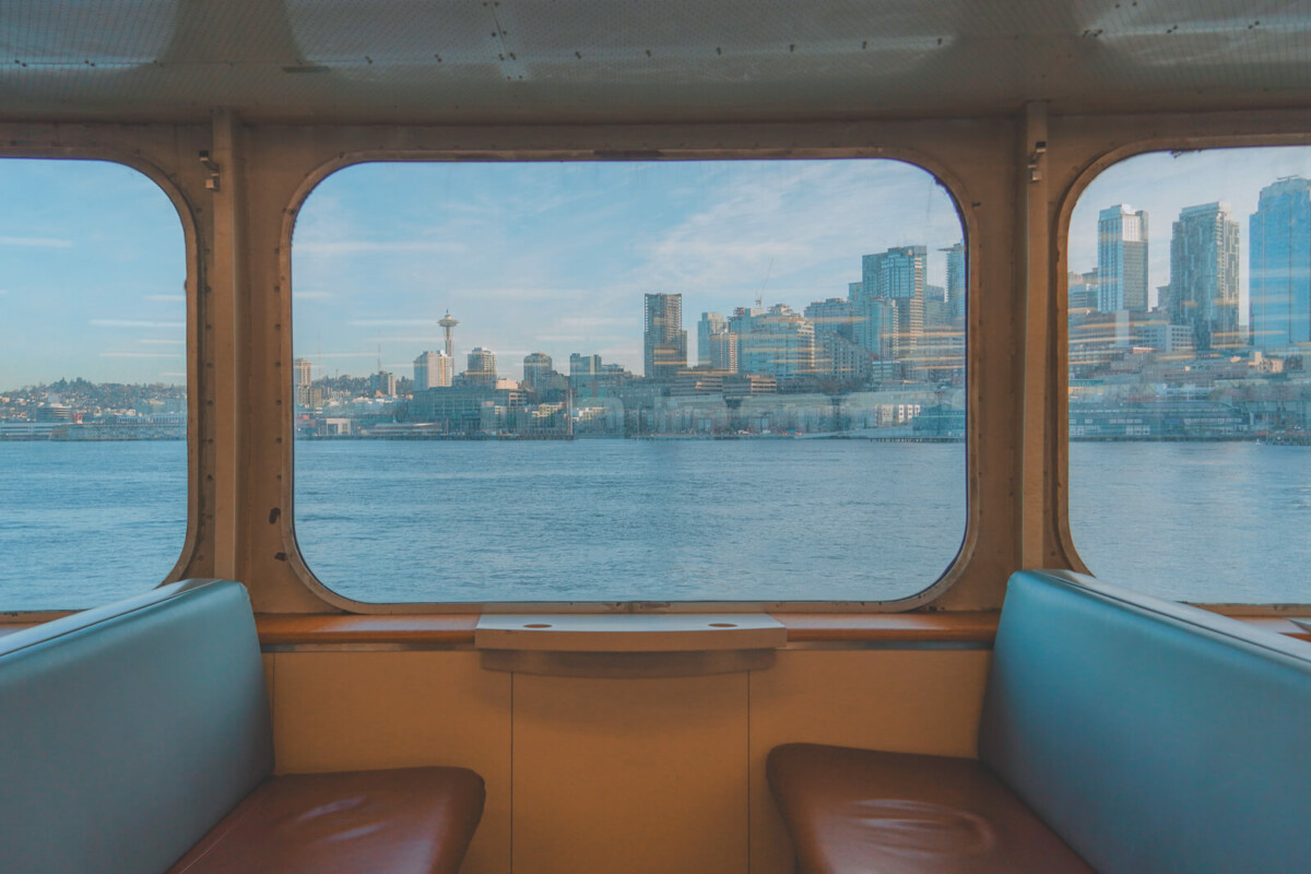 view from Bainbridge Island ferry