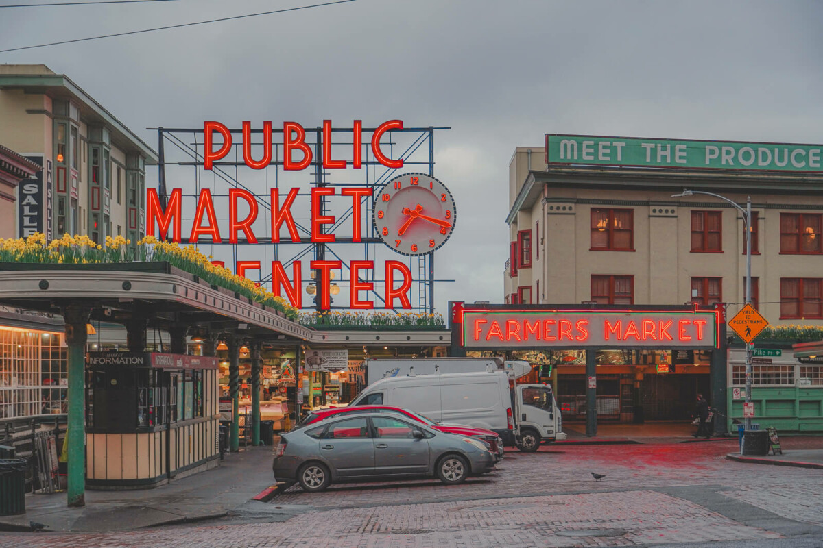 Walking through Pike Place Market is one of the must-see activities in Seattle! 