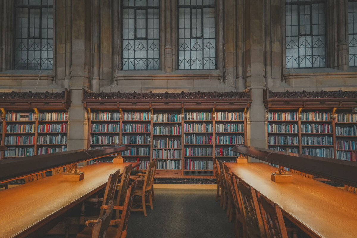 books in the Suzzallo Library Reading Room