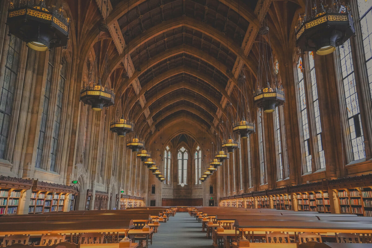 beautiful Suzzallo Library reading room