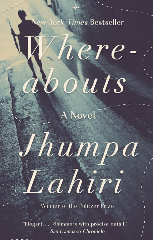 Eden Travel Book Club July Pick is Whereabouts by Jhumpa Lahiri