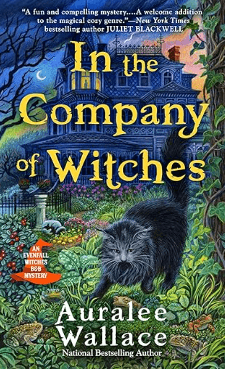 mass market paperback cover of In The Company Of Witches, one of the best mystery books to read in autumn