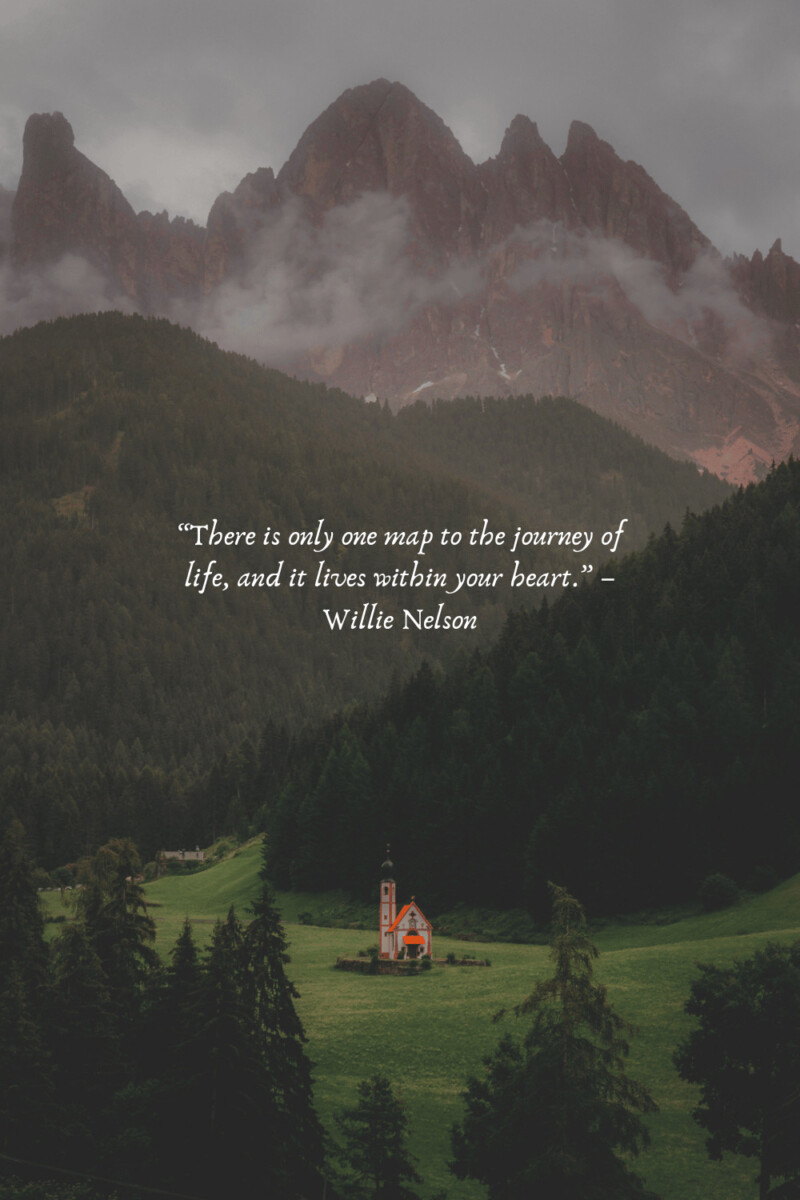 map quotes about life and love